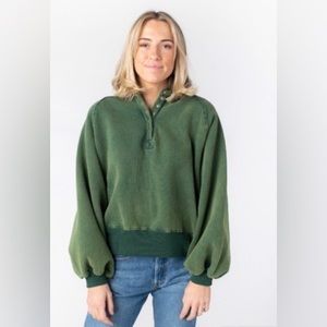 Quarter zip style oversized sweater PAPERMOON